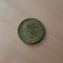 monnaie una peseta 1963