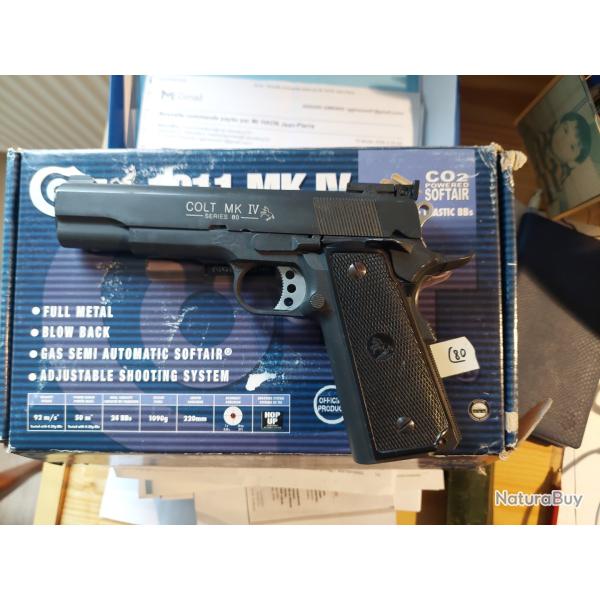 REPLIQUE AIRSOFT COLT 1911 MK IV 6MM