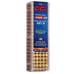 Balles CCI Calibre 22LR Clean-22 High Velocity 40 Grains