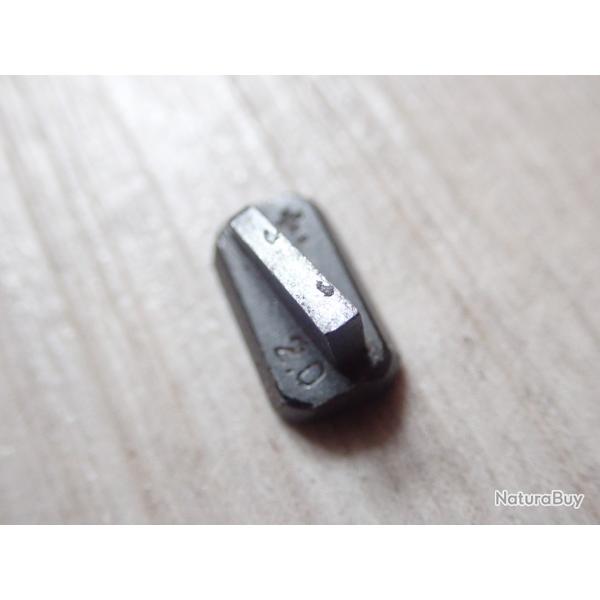 Guidon pour fusil Rubin K11 ou K31 ou ZFK55. Hauteur : 7,1 mm !! Largeur 2.0