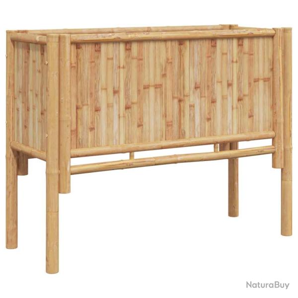Jardini�re moderne ext�rieur 90 x 35 x 70 cm avec design minimaliste durable en bambou marron 02_00