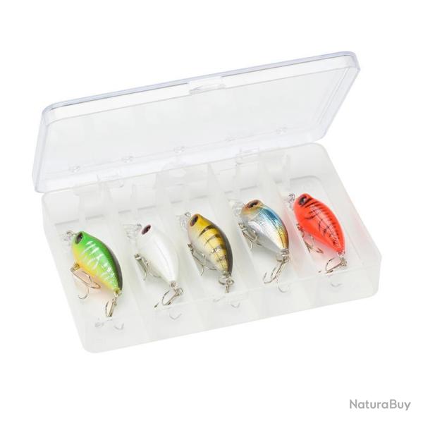 Kit Leurres SRT Crankbait 7cm Par 5
