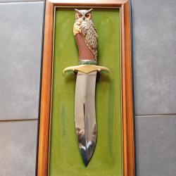 Couteau de collection t&ecirc;te de chouette