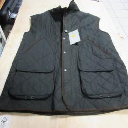 Gilet matelass&eacute; ALAN PAINE mod&egrave;le ASHBY olive