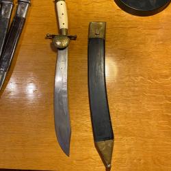 Dague javanaise type Tjikeroeh - Java Ouest - Dat&eacute;e 1921 - &Eacute;poque coloniale Indes n&eacute;erlandaises