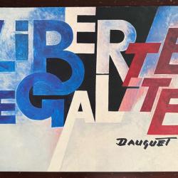 Livre Libert&eacute; Egalit&eacute; - Jean-Claude Dauguet