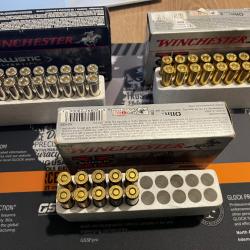 ENCHERES 1� - 47 MUNITIONS WINCHESTER 243 WIN - SILVERTIP / POWER POINT