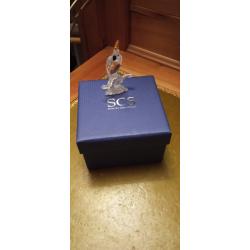 Perroquet branch&eacute; en cristal Swarovski