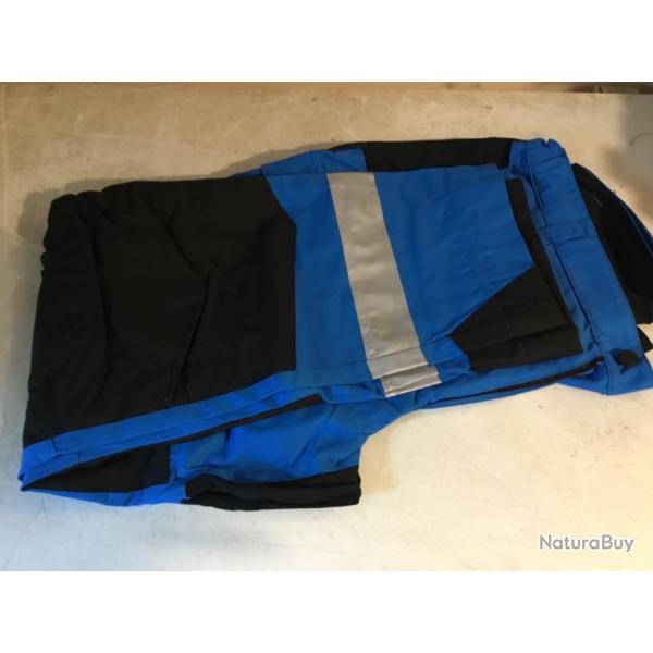 Pantalon travail bleu