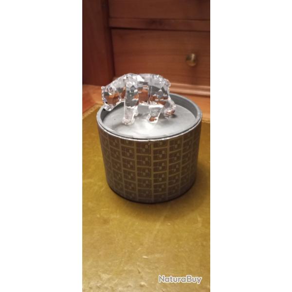 Ours en cristal Swarovski