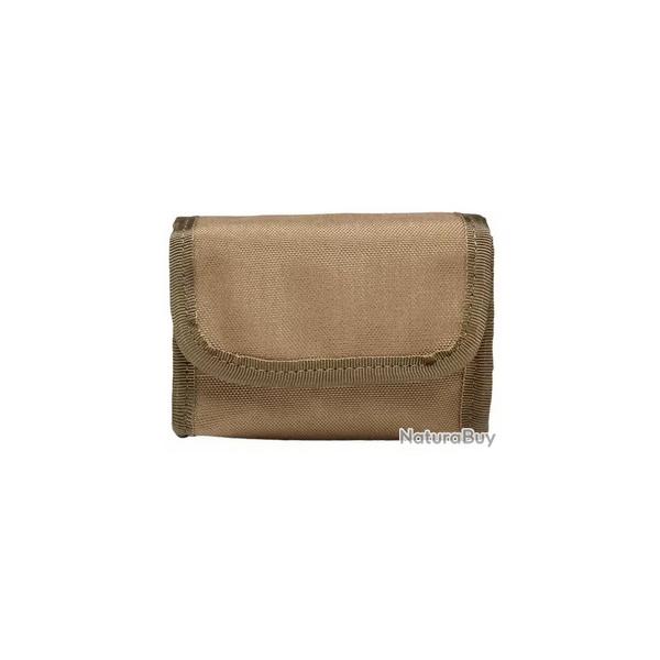 Pochette cartouchi�re tactique molle - Kaki - 10 cartouches