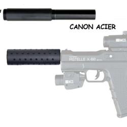 Upgrade Canon Pr&eacute;cision Acier 8.5 + Silencieux Special OPS PISTELLE X-68 - MCS
