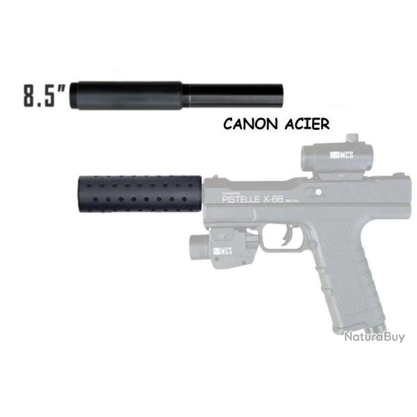Upgrade Canon Pr�cision Acier 8.5 + Silencieux Special OPS PISTELLE X-68 - MCS