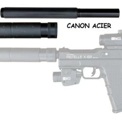 Upgrade Canon Renforc&eacute; Acier 11.5 + Silencieux MK23 PISTELLE X-68 - MCS
