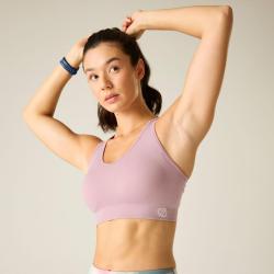 Brassi&egrave;re de Sport Femme Dare 2B REACT BRA Rose p&acirc;le