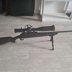 Savage Axis 222rem + rail pent&eacute; 20MOA + lunette + bipied