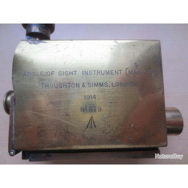 niveau de pointage mitrailleuse  anglais