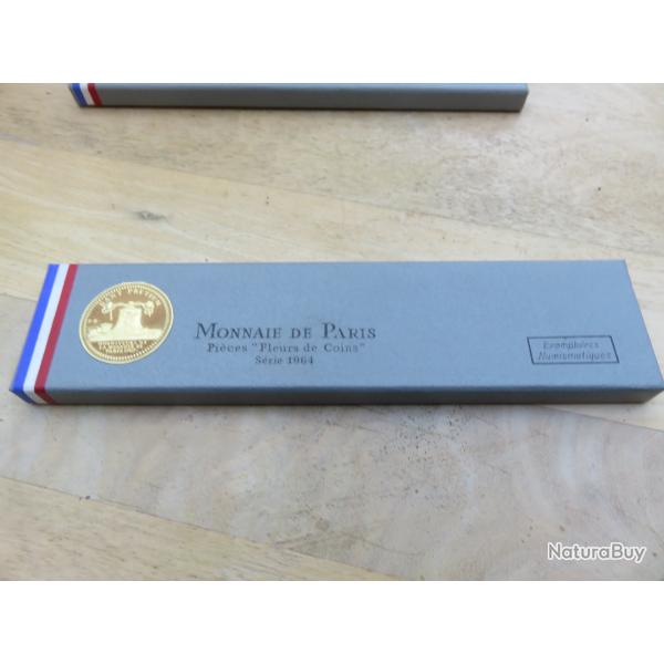 1964 Coffret FDC , 7 pi�ces Francs