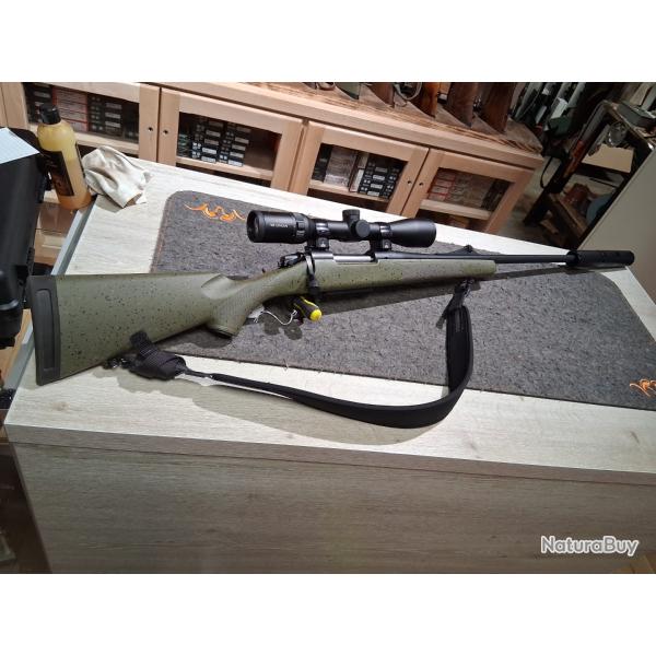 Bergara 30-06 avec lunette Urikan 1.5-6x44 IR et moderateur de son A-Tec Optima 40