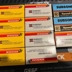 ENCHERES 1� - LOT DE 510 MUNITIONS 22LR SUBSONIC