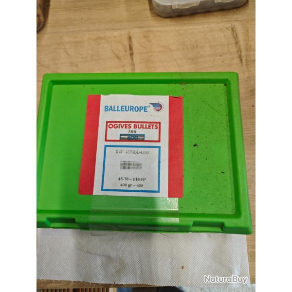 400 ogives Balleurope 45-70 FB/FP 400grs