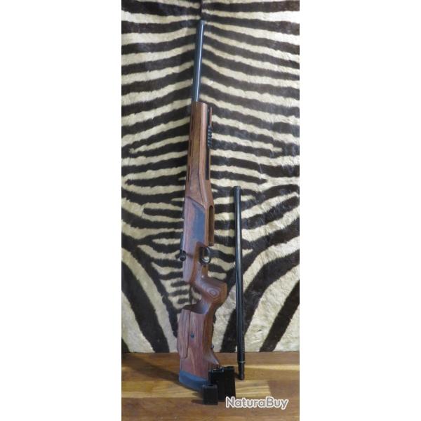 Carabine SAKO Quad Range cal.22lr - 2 canons lourds 56cm filet�s - 3 chargeurs - mallette