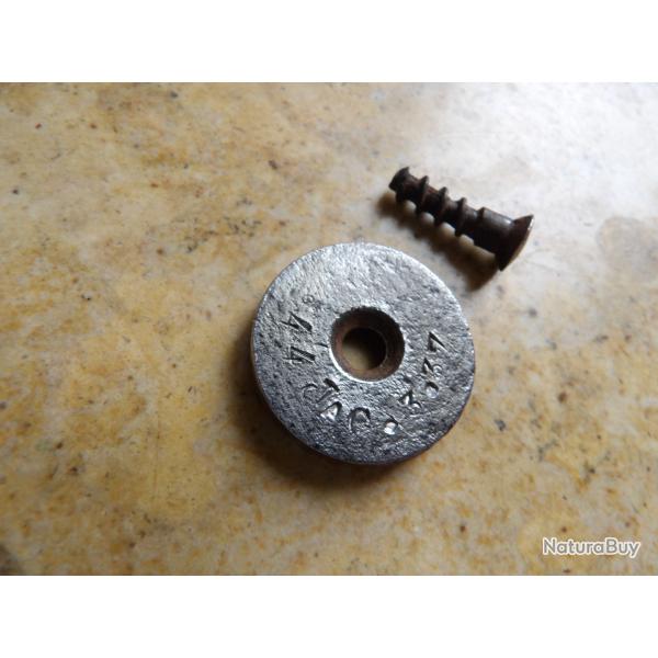 pastille identification crosse 44JAG chasseur mauser original G98 Prusse Allemand ww1 aigle Prussien