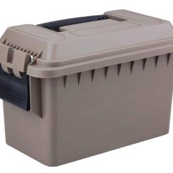 Caisse munition polym&egrave;re cal.50 TAN 30X16X17.5 cm