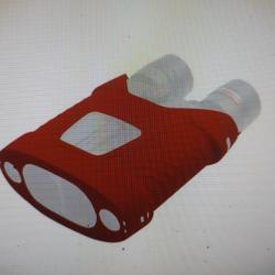 Kite optics silicone Jacket APC 42 safety orange