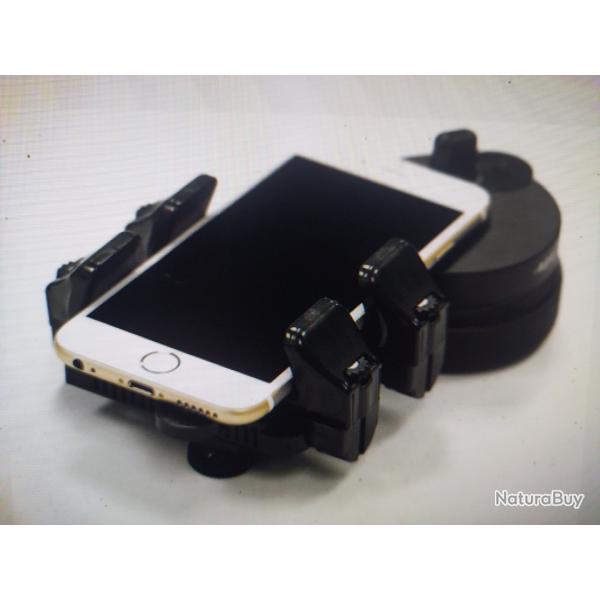Kite optics adaptateur pour smartphone novagrade double pince