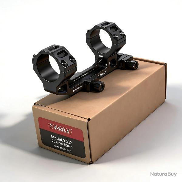 Support de Lunette Double Anneau QD 25,4 mm / 30 mm avec Niveau � Bulle -Rail Picatinny AR15 Y037