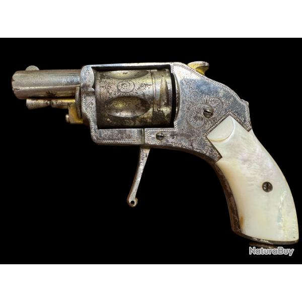 magnifique revolver de luxe 5 coups calibre 380/38 colt