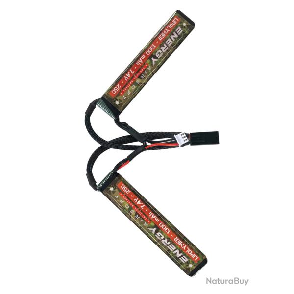 Batterie LiPo 2 sticks 7,4v 1300mah 25c solo11
