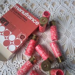 10   CARTOUCHES DE COLLECTION MANUFRANCE.Cal 12.NEUVES