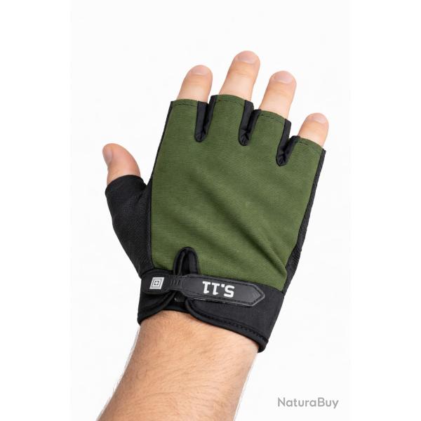 Gants mitaines antid�rapants - vert