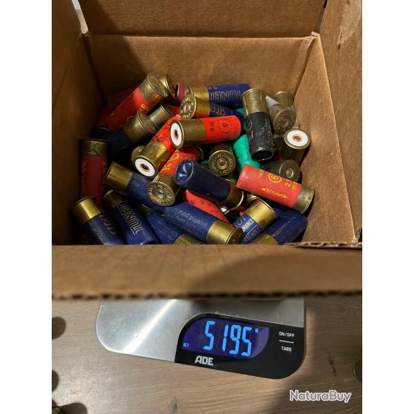 ENCHERES 1� - VRAC DE 5KG DE CARTOUCHES CAL 12