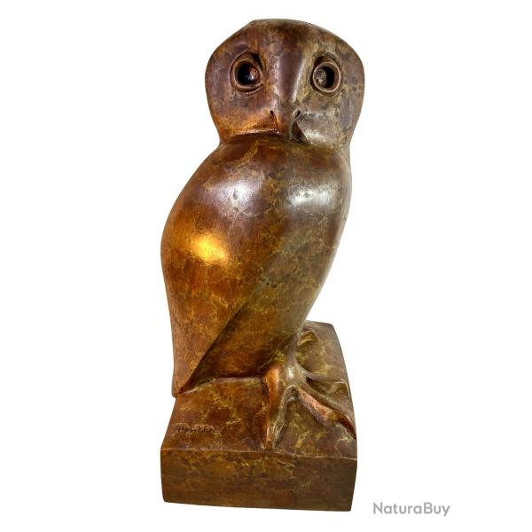 Francois Pompon hibou Grand Duc en bronze