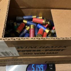 ENCHERES 1� - LOT VRAC DE 5KG DE CARTOUCHES CAL 12