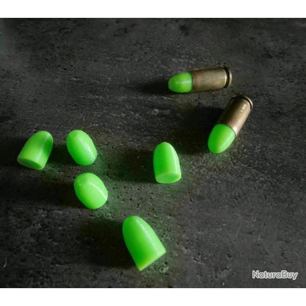 50 Ogives plastiques pour tir r�duit 9mm Parabellum