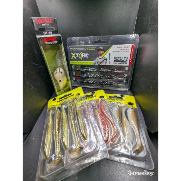 Lot 395 / Leurres X ZONE LURES , STORM , RAPALA / FISH AND FISHING