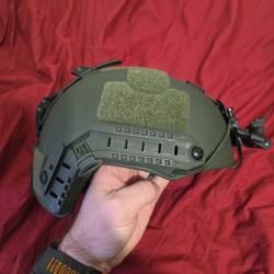 Casque balistique NIJ 3a high cut +interface LUCIE/O-NYX