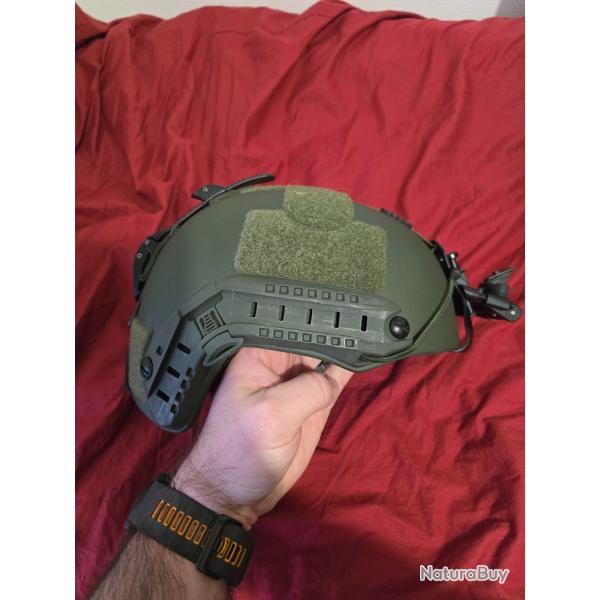 Casque balistique NIJ 3a high cut +interface LUCIE/O-NYX