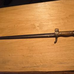 Ba&iuml;onnette berthier 1892 WW1