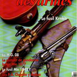 gazette des armes 271, mg.08, fusil krnka 1869, nagant gendarmerie belge 1877, baionnettes am&eacute;ricain