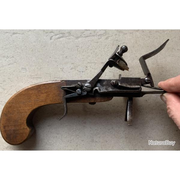 Pistolet � silex briquet