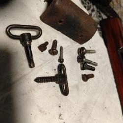 Lot pi&egrave;ces d&eacute;tach&eacute;es  pour fusil carabine .TBE Svp lisez l 'annonce !!!