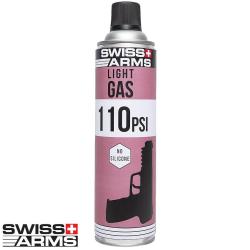 Bouteille de gaz Swiss Arms 5-7 Light 110 PSI sec 600 ml pour GBB
