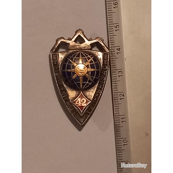 Insigne du 42�me r�giment d'infanterie (42�me RI) - Neuf-Brisach