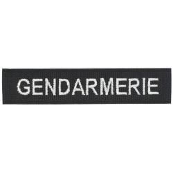 Bande Patronymique Gendarmerie Brod&eacute;e - Noir