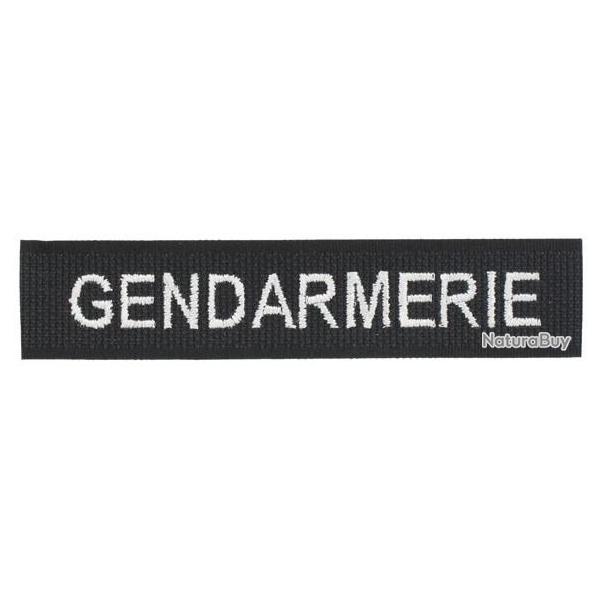 Bande Patronymique Gendarmerie Brod�e - Noir